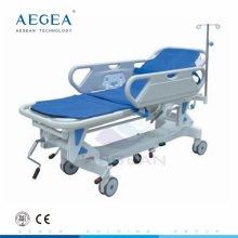 AG-HS002 facile d&#39;utilisation réglage manuel hôpital médical patient d&#39;urgence transfert civière